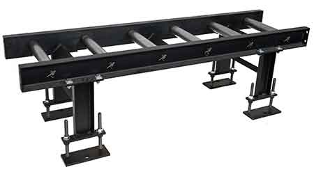 Execution Electrical Sage 6' Medium/Heavy Duty Roller Table - Metalsaw.com
